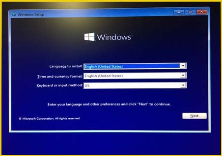 An image of the Windows installation screen, with various installation options and progress bars, representing our Windows and software installation services at our Flagler County repair shop.