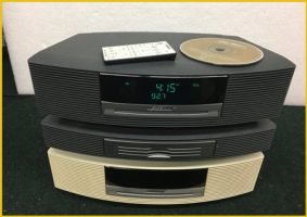 This image showcases a classic Bose Wave Radio CD system, a popular choice for audiophiles and music lovers alike. Our Hi-Fi repair service at our repair shop in Flagler County, which includes Palm Coast, Bunnell, and Flagler Beach, is equipped to handle issues with this and many other Hi-Fi systems. We have experienced technicians who can diagnose and fix any problems you may be experiencing with your system, including sound quality issues, CD drive problems, and more.